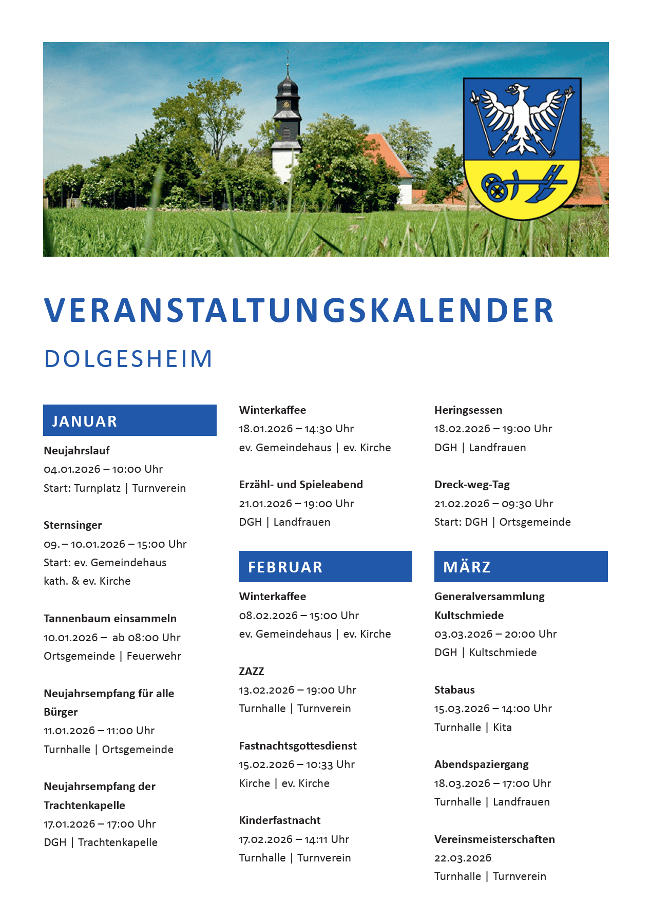 Vorschau Kalender Dolgesheim